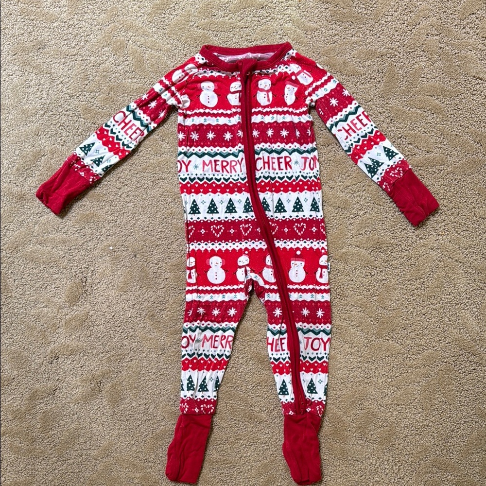 Little Sleepies Holiday Kids One Piece Pajama